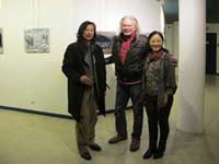 Michel Nau with Zhang Xuchen and Zhang Ping